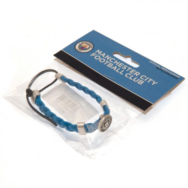 Manchester City FC PU Slider Bracelet - Image 4