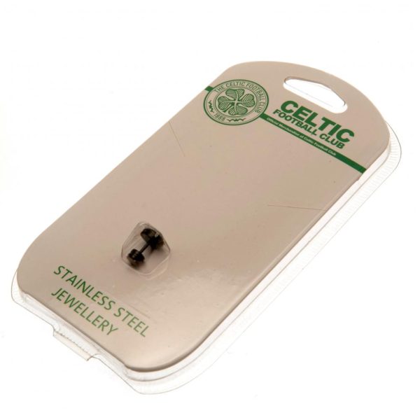 Celtic FC Black IP Stud Earring - Image 2