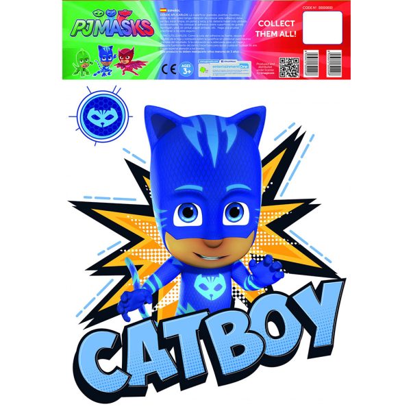 PJ Masks Wall Sticker A3 Catboy - Image 2