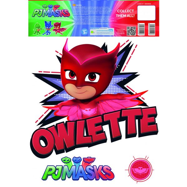 PJ Masks Wall Sticker A3 Owlette - Image 2