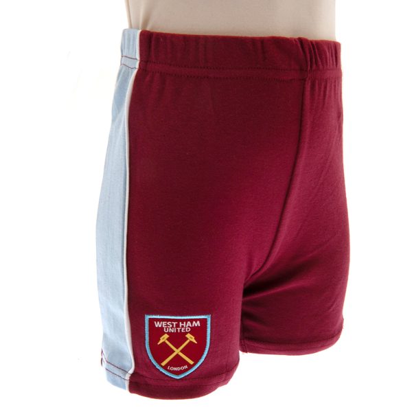 West Ham United FC Shirt & Short Set 12-18 Mths CS - Image 3