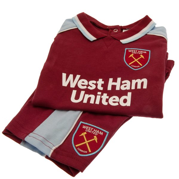 West Ham United FC Shirt & Short Set 12-18 Mths CS - Image 4
