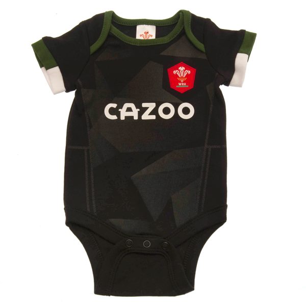 Wales RU 2 Pack Bodysuit 6-9 Mths PC - Image 3