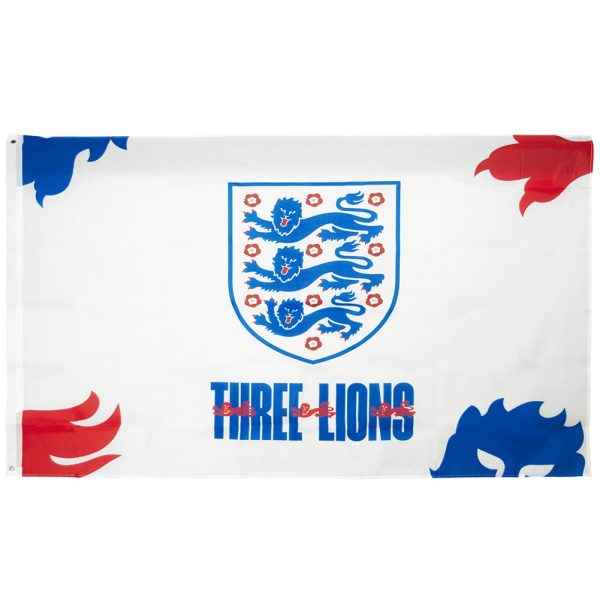England FA 3 Lions Flag - Image 2