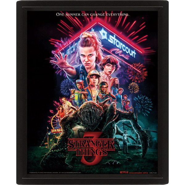 Stranger Things Summer Of 85 Framed 3D Picture - Image 2