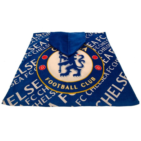 Chelsea FC Kids Hooded Poncho - Image 2