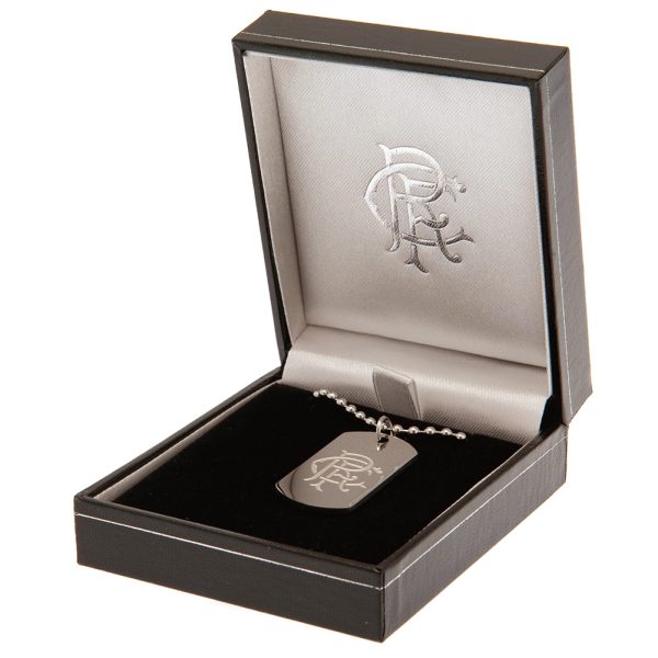 Rangers FC Engraved Dog Tag & Chain - Image 3