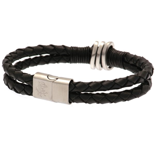 Rangers FC Leather Bracelet - Image 3