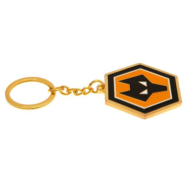 Wolverhampton Wanderers FC Crest Keyring - Image 2