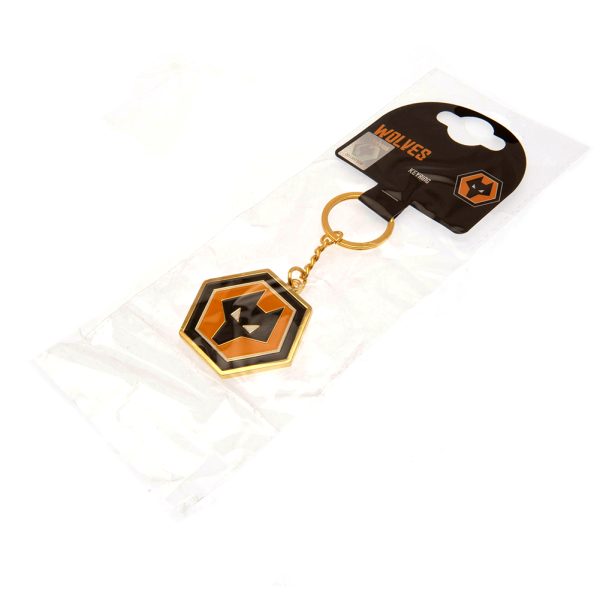 Wolverhampton Wanderers FC Crest Keyring - Image 3