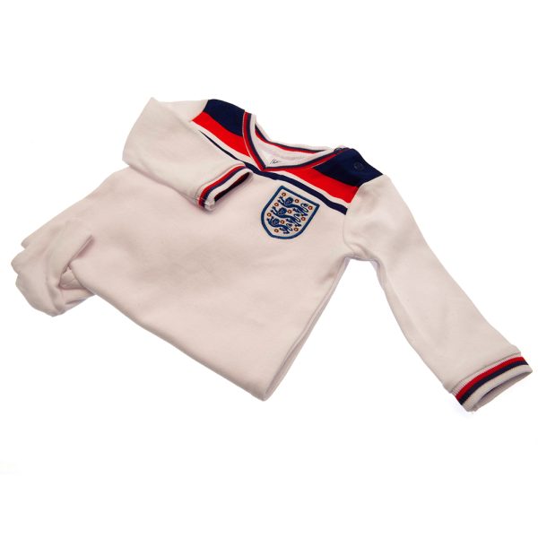 England FA Sleepsuit 82 Retro 6-9 Mths - Image 2