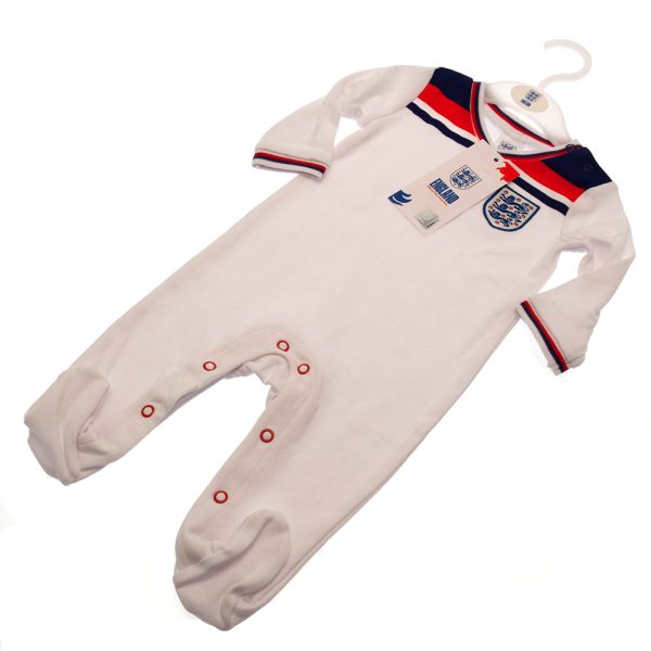 England FA Sleepsuit 82 Retro 6-9 Mths - Image 3