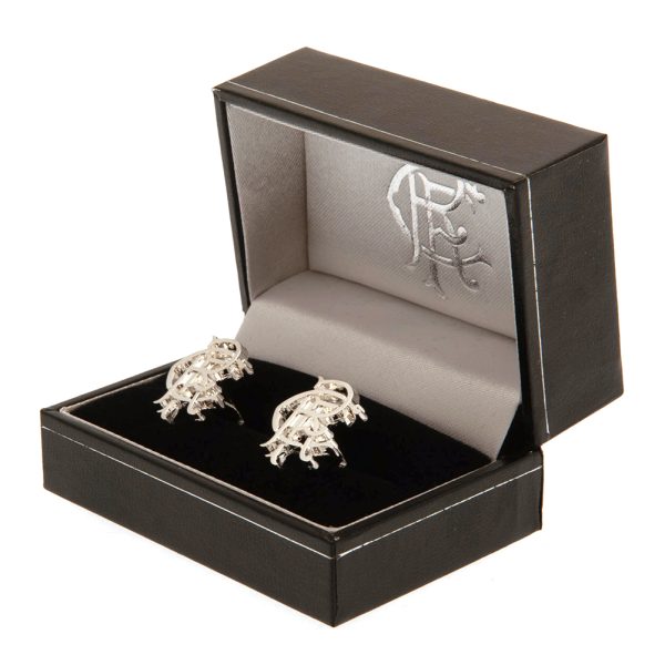 Rangers FC Silver Plated RFC Cufflinks - Image 2