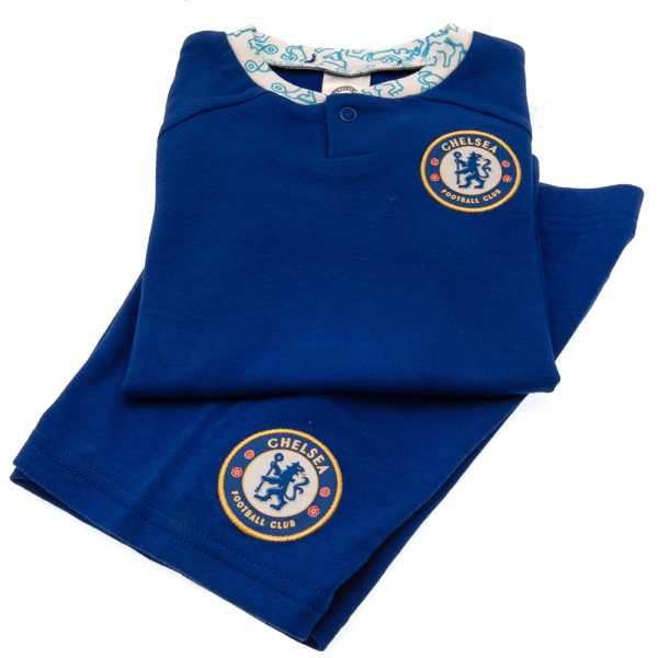 Chelsea FC Shirt & Short Set 9-12 Mths LT - Image 4