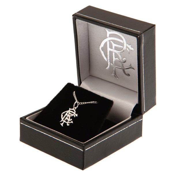 Rangers FC Sterling Silver Pendant & Chain Small - Image 3