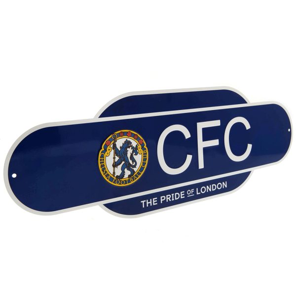 Chelsea FC Colour Retro Sign - Image 2