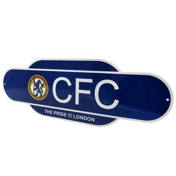 Chelsea FC Colour Retro Sign - Image 3