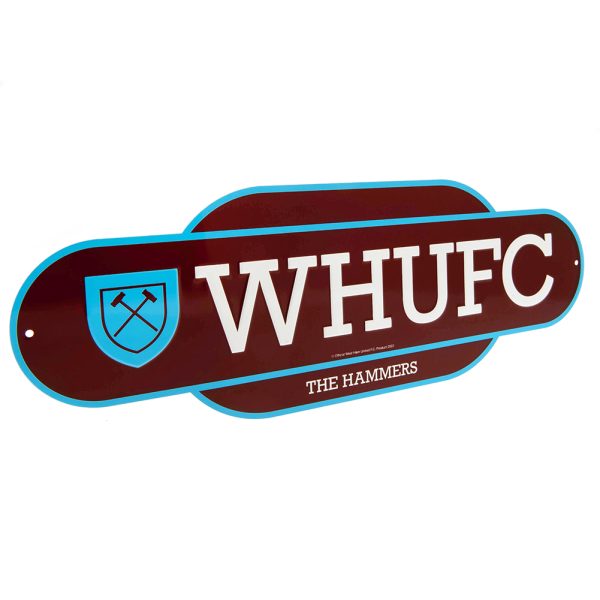 West Ham United FC Colour Retro Sign - Image 2