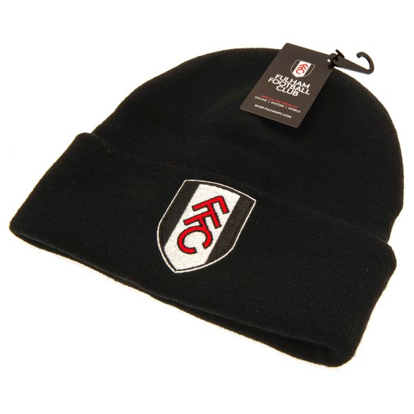 Fulham FC Black Cuff Beanie - Image 3