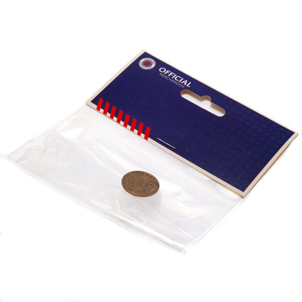 Rangers FC Antique Gold Ready Crest Badge - Image 2