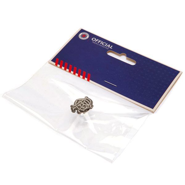 Rangers FC Antique Silver Scroll Crest Badge - Image 2