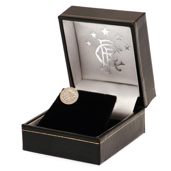 Rangers FC Ready Crest Sterling Silver Stud Earring - Image 2