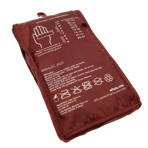 West Ham United FC Delta Goalkeeper Gloves Kids - Image 4