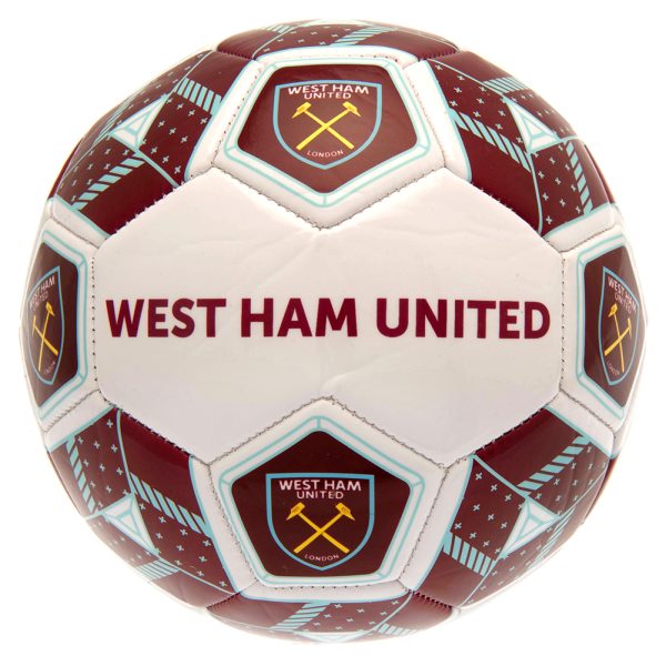 West Ham United FC Hex Size 3 Football - Image 2