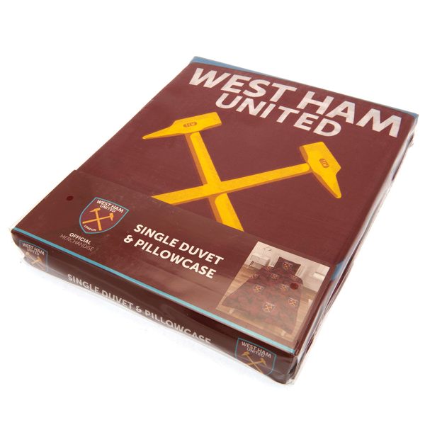 West Ham United FC Player Camo Single Duvet Set - Image 3