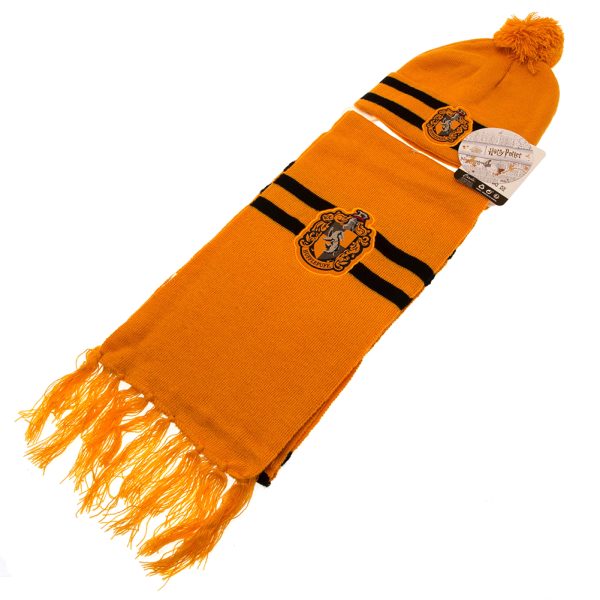 Harry Potter Junior Beanie & Scarf Hufflepuff - Image 4