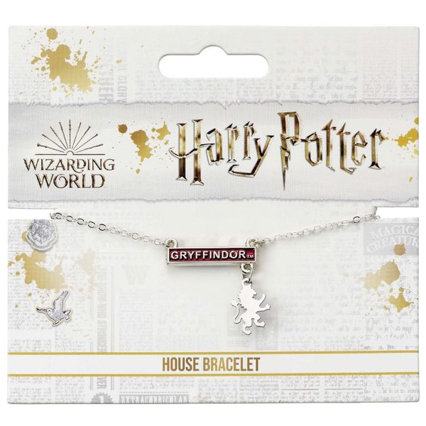 Harry Potter Silver Plated Bar Bracelet Gryffindor - Image 2