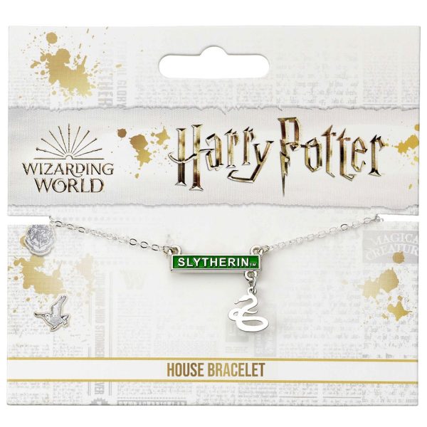 Harry Potter Silver Plated Bar Bracelet Slytherin - Image 2