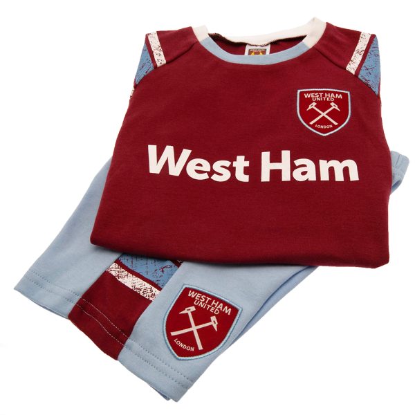 West Ham United FC Shirt & Short Set 9-12 Mths ST - Image 4