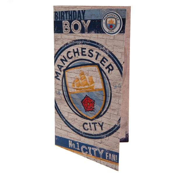 Manchester City FC Boy Birthday Card - Image 2