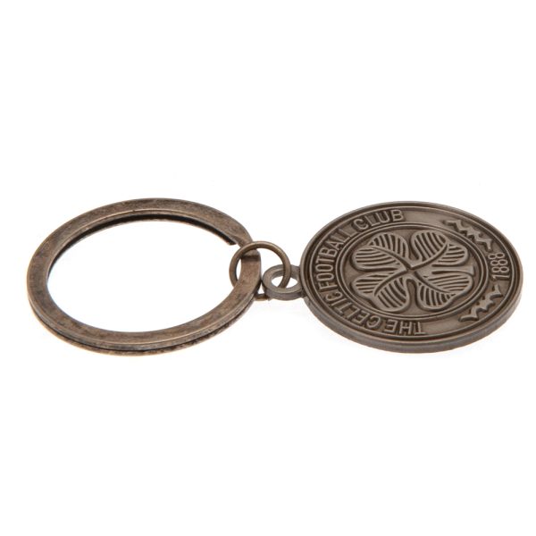 Celtic FC Antique Silver Crest Keyring - Image 2