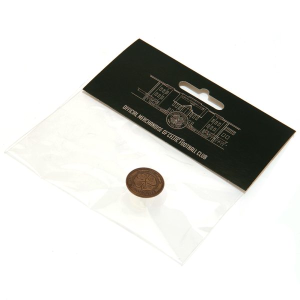 Celtic FC Antique Gold Crest Badge - Image 2