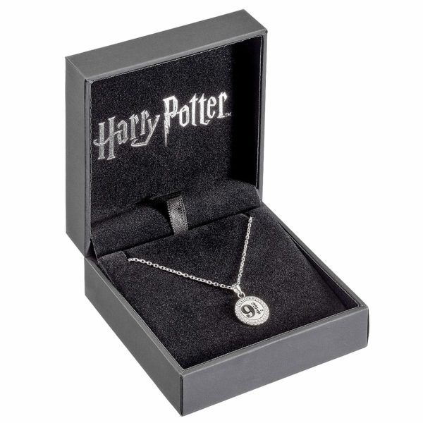 Harry Potter Sterling Silver Crystal Necklace 9 & 3 Quarters - Image 4