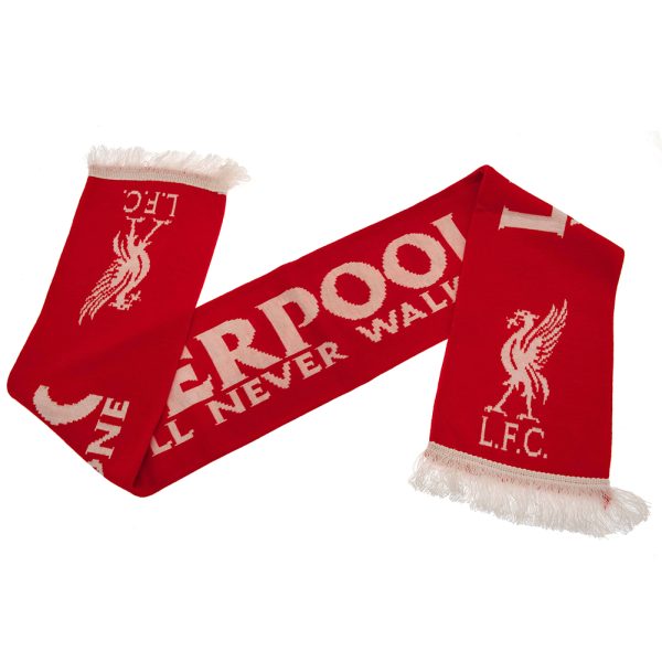 Liverpool FC White Liverbird Scarf - Image 2