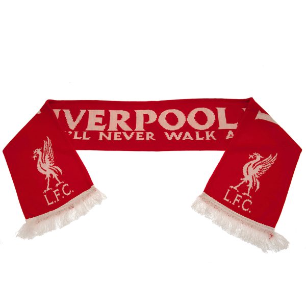 Liverpool FC White Liverbird Scarf - Image 3
