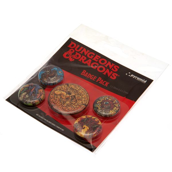 Dungeons & Dragons Button Badge Set - Image 3