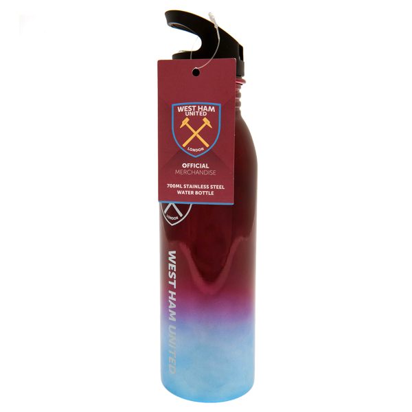 West Ham United FC UV Metallic Drinks Bottle - Image 3