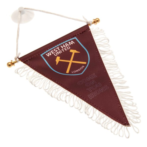 West Ham United FC Triangular Mini Pennant - Image 2