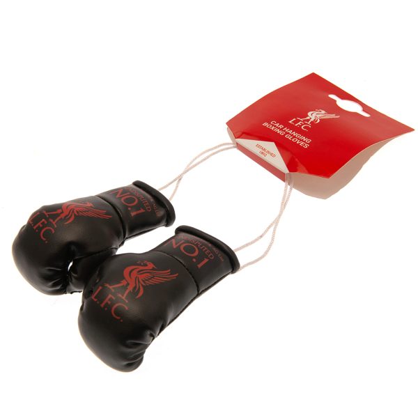 Liverpool FC Black Mini Boxing Gloves - Image 3