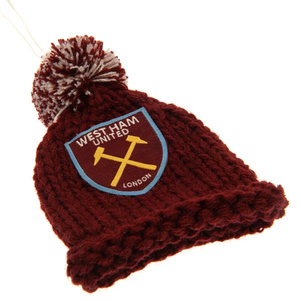 West Ham United FC Hanging Bobble Hat - Image 2