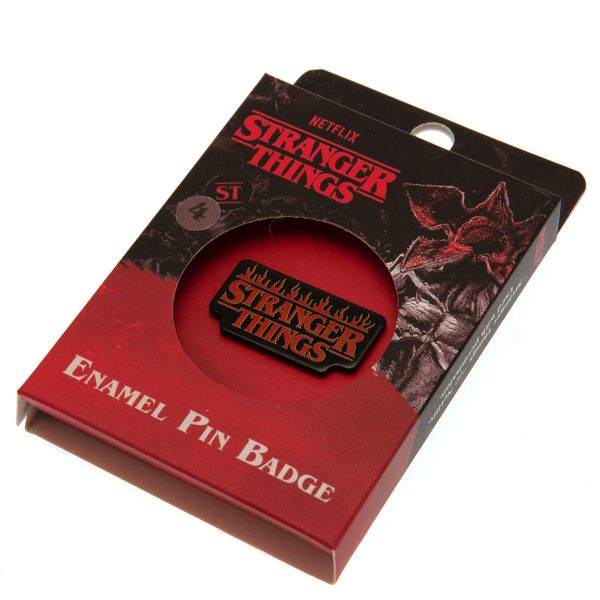 Stranger Things Logo Pin Badge - Image 2