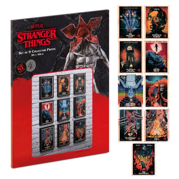 Stranger Things 4 Set of 9 Collector Prints - Image 2