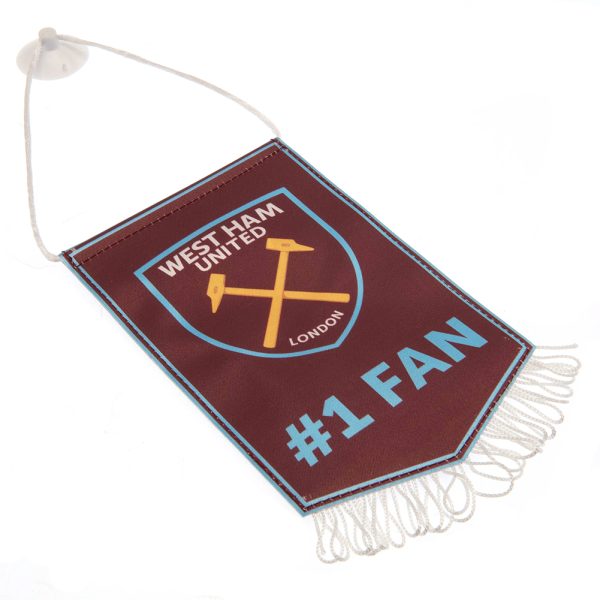 West Ham United FC No.1 Fan Mini Pennant - Image 2