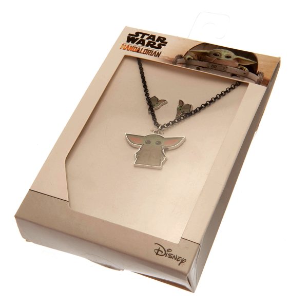 Star Wars: The Mandalorian Fashion Jewellery Necklace & Earring - Image 4
