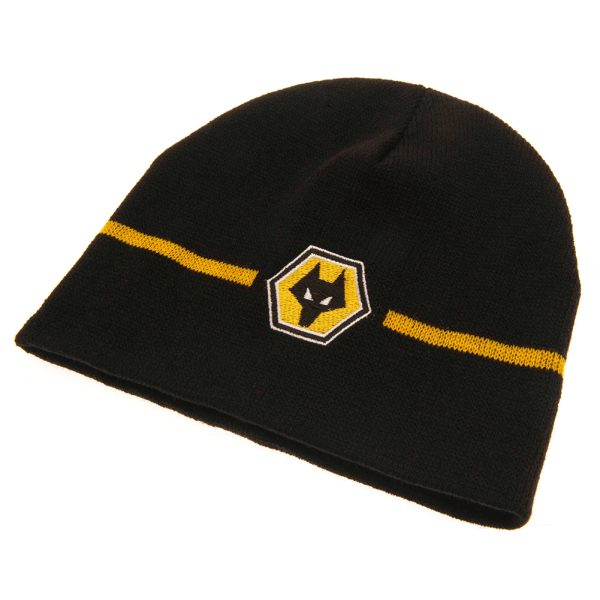 Wolverhampton Wanderers FC Stripe Beanie - Image 2