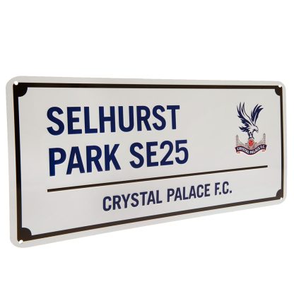 Crystal Palace FC Blue Text Street Sign - Image 2